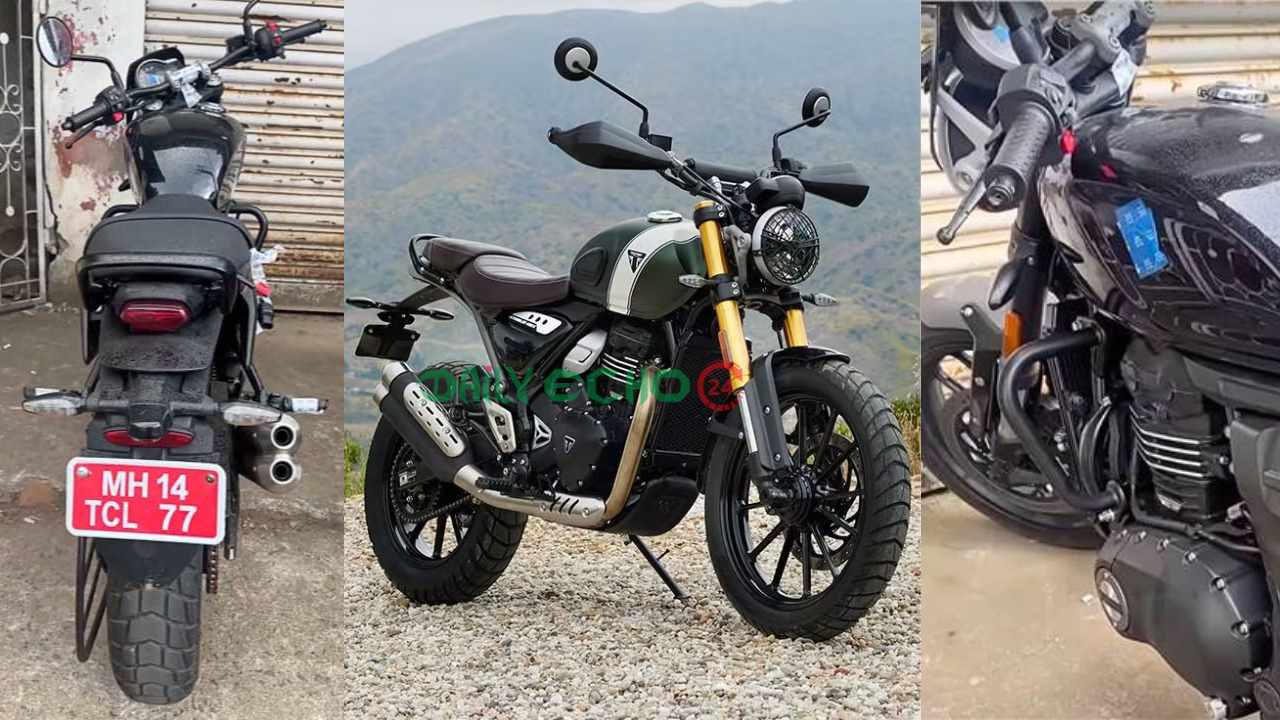 Triumph Scrambler T4: भारत में जल्द होगी लॉन्च, टेस्टिंग के दौरान दिखी झलक