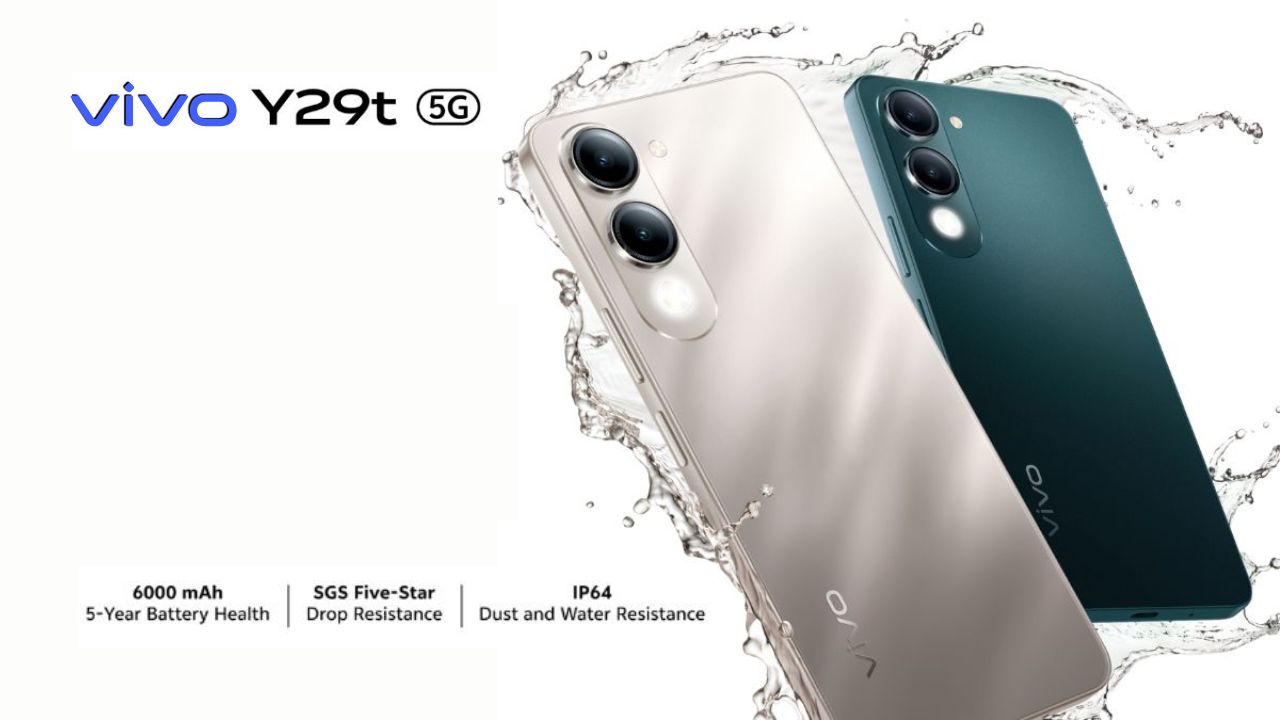 Vivo Y29t 5G हुआ लॉन्च – दमदार बैटरी, स्टाइलिश लुक और कीमत देख दंग रह जाएंगे!